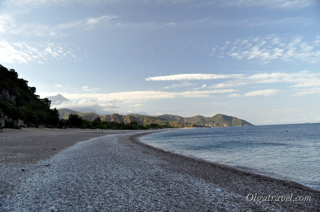 пляж Олимпос Турция