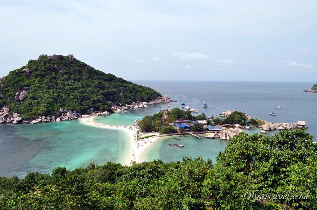 Остров Нанг Юань - вид со смотровой площадки